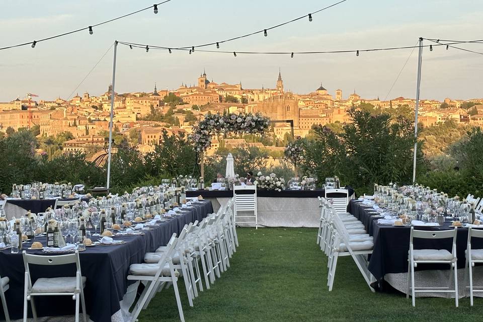 Banquete en nuestros jardines