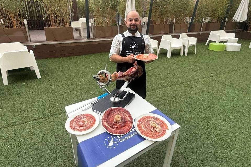 Miguel Gallardo - cortador de jamón