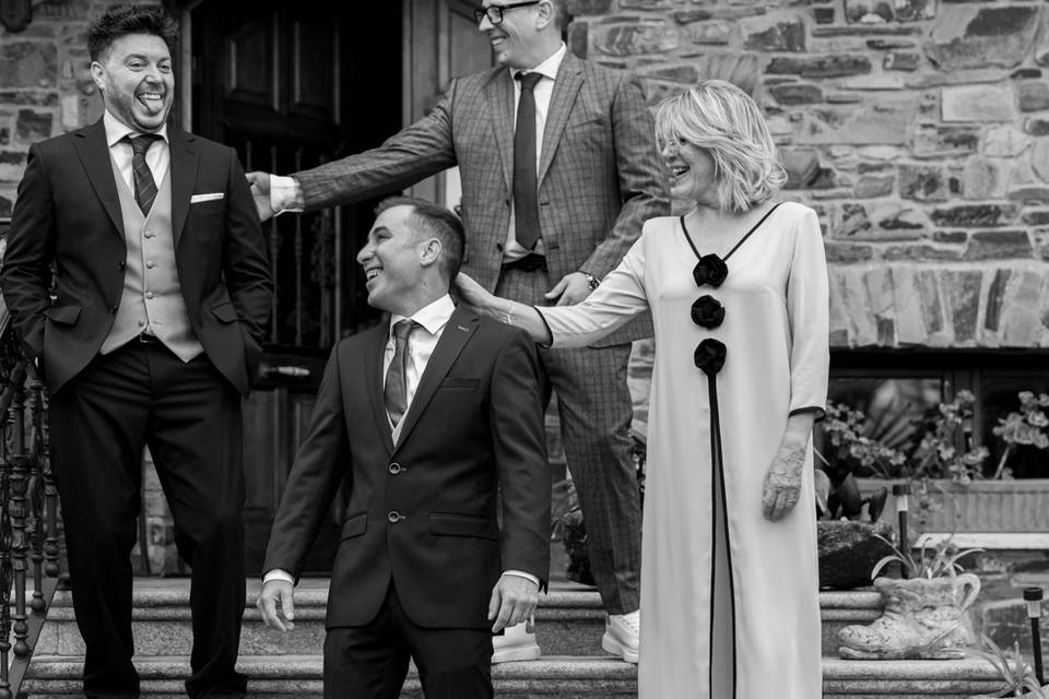 Boda entre amistades