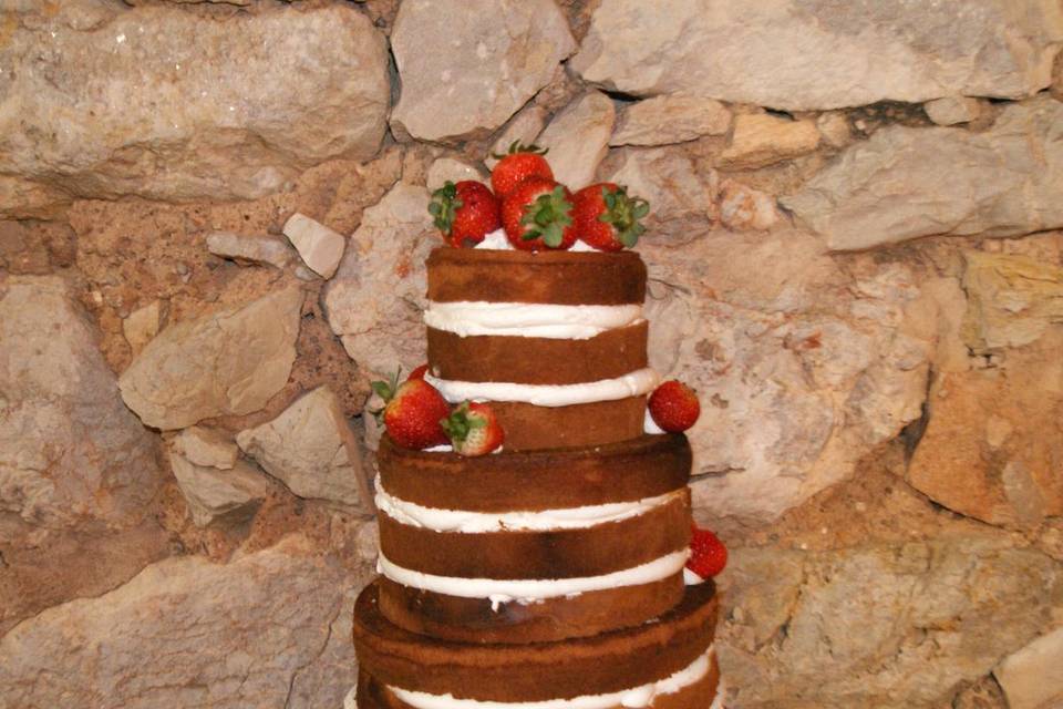 Naked cake