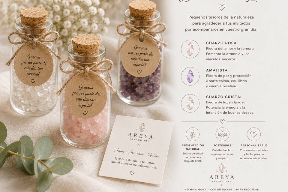 Botellitas de minerales