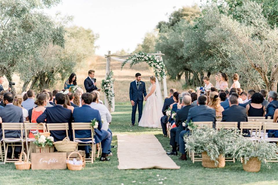 Ceremonia al aire libre