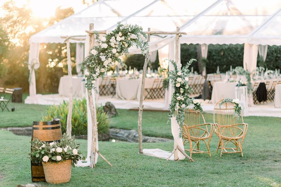 Ceremonia al aire libre