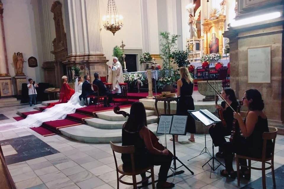 Ceremonia en el Huerto de S. Maria