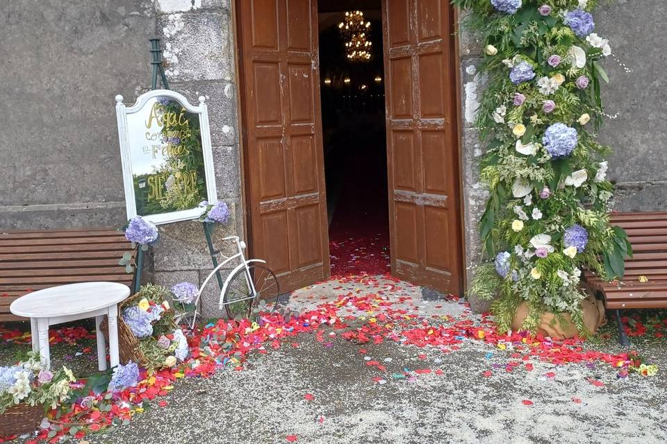 Entrada a la ceremonia