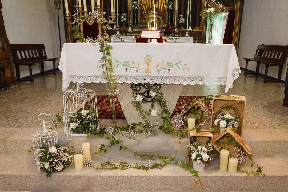 Decoración del altar