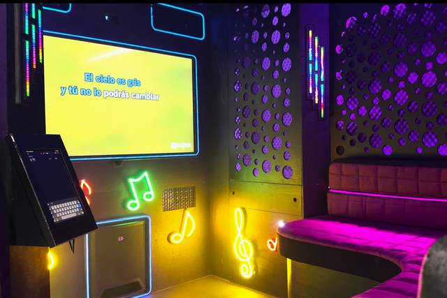 Interior Karaoke Van