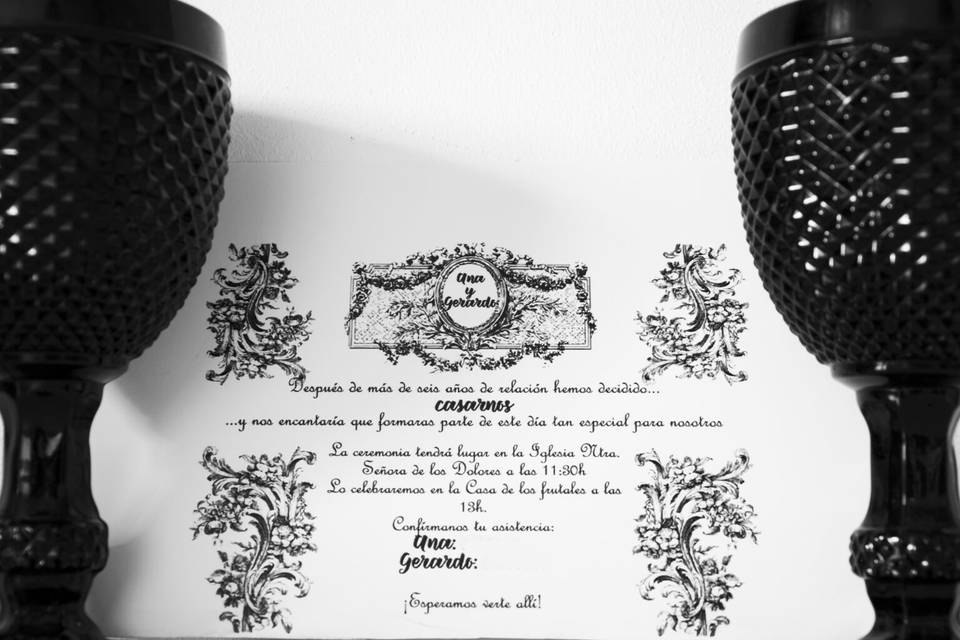 Invitación de boda