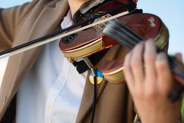 Violinista con estilo 