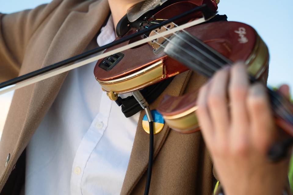 Violinista con estilo 