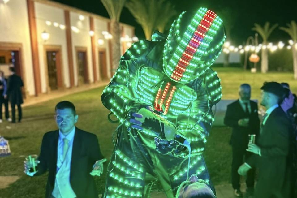 Robot led