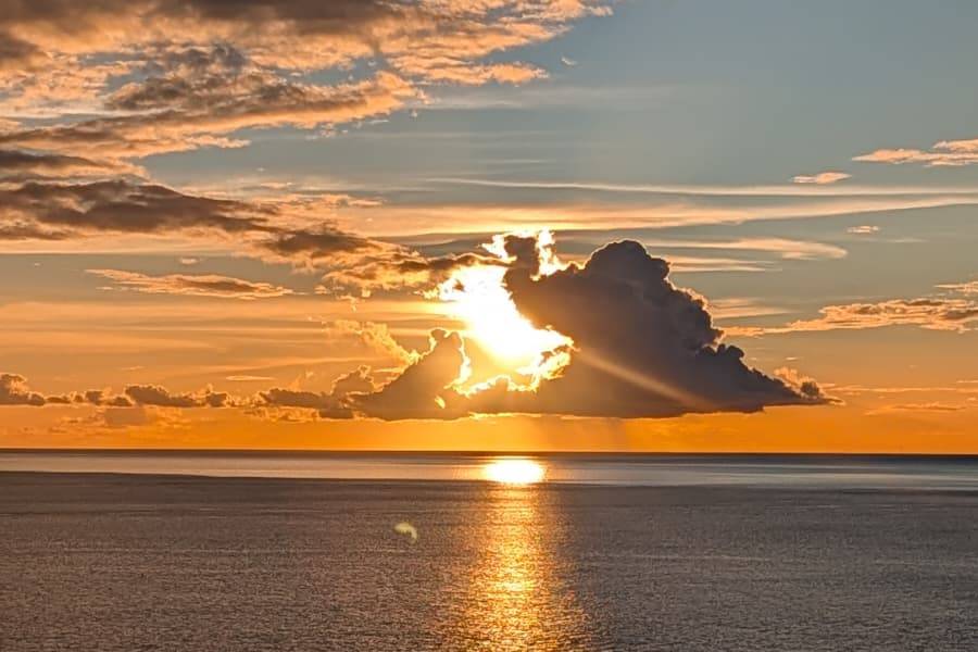 Atardecer caribe