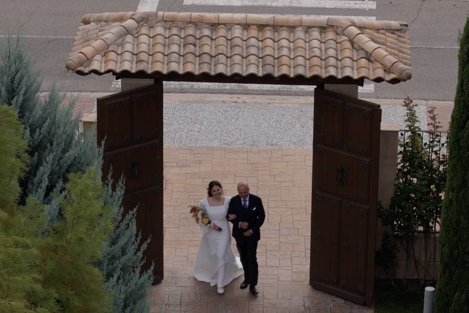 Entrada mágica desde el cielo