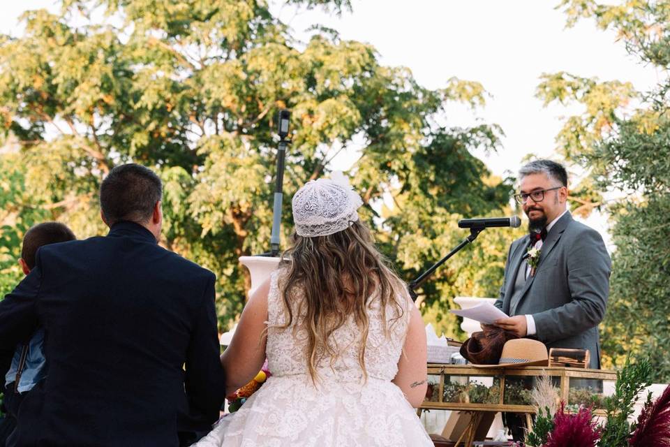 Boda en jardín