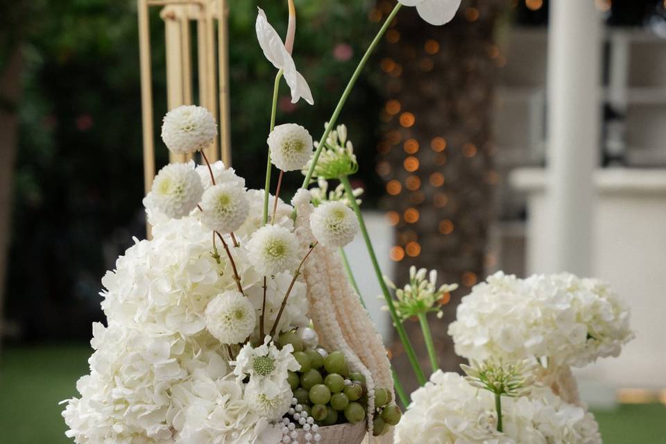 Toques florales Banquete