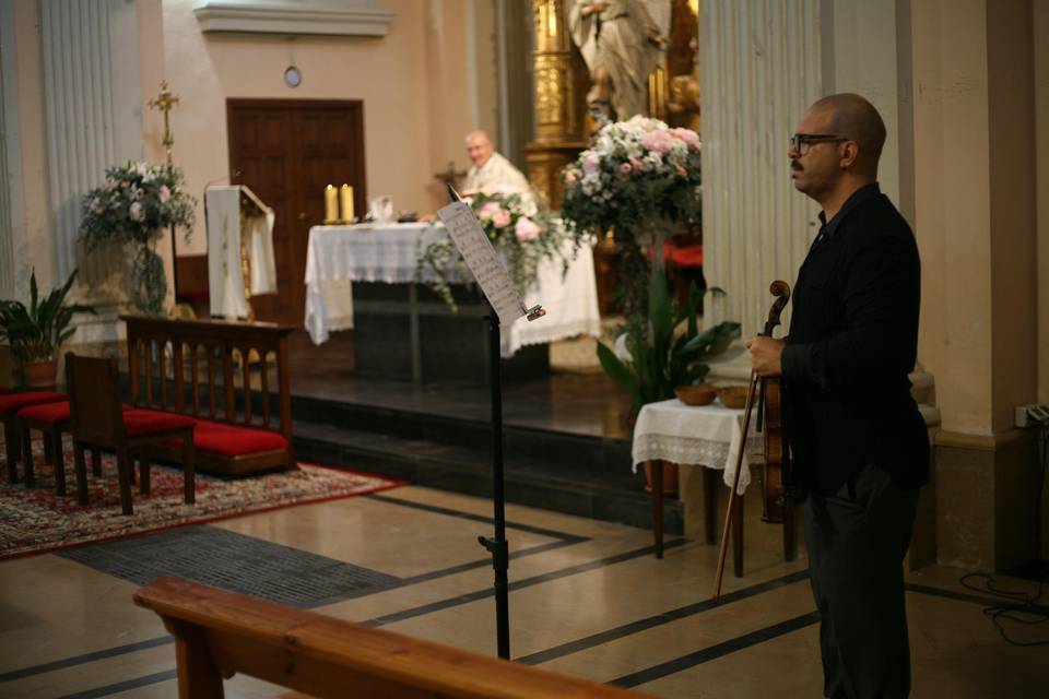 Violinista Ceremonia Iglesia