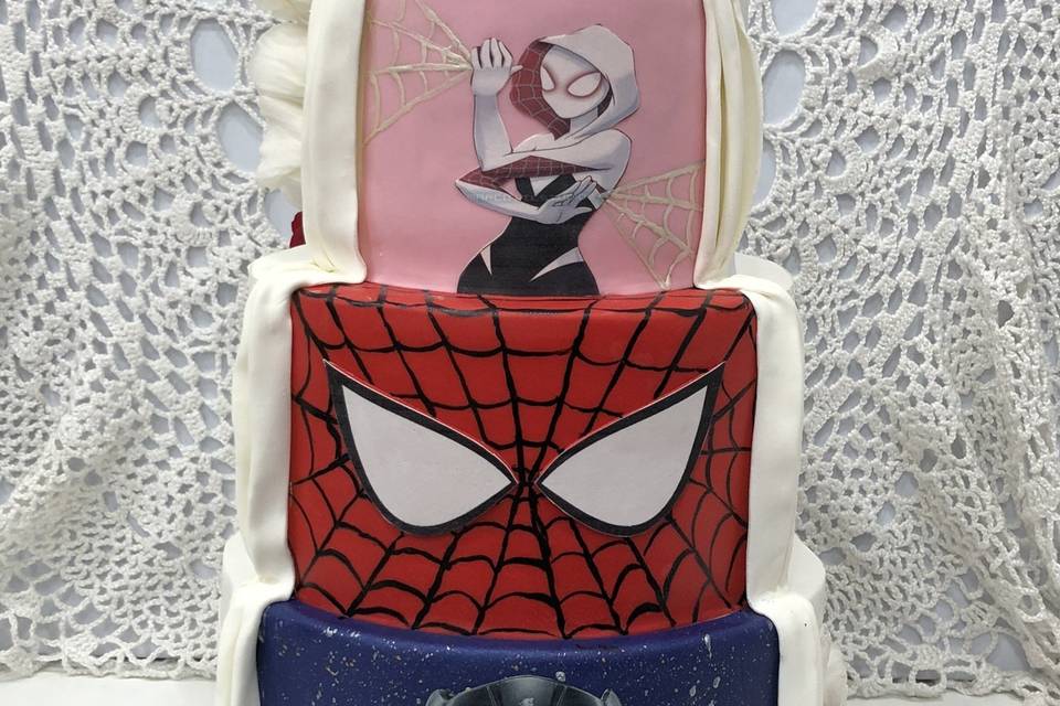 Tarta de boda friki