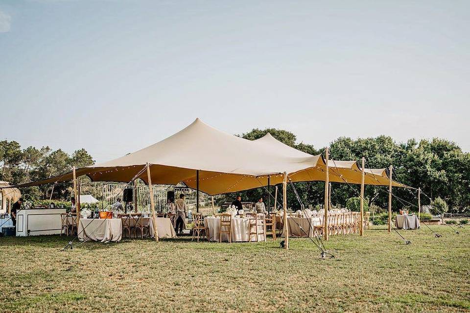 Carpa en boda