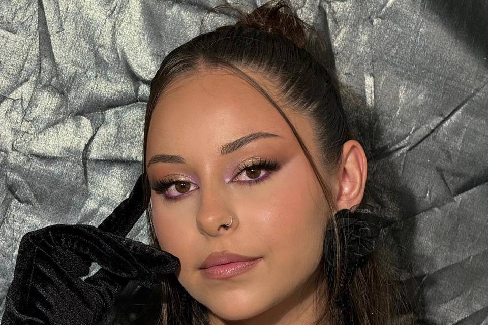 Glam with a touch of color