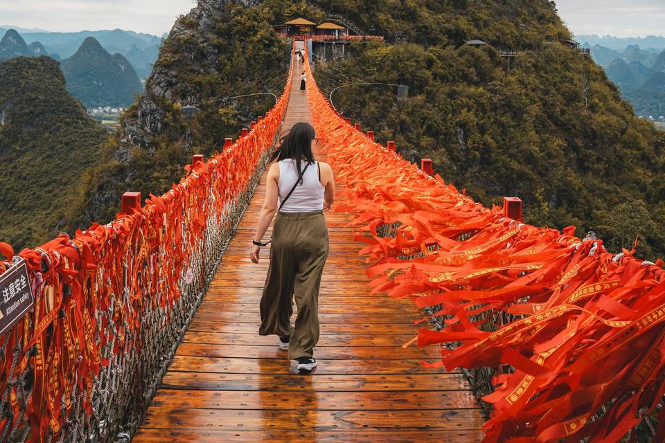 El Puente Rojo de las alturas