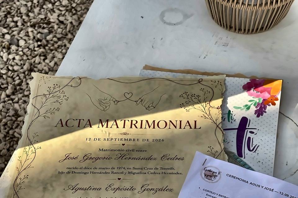 Acta matrimonial