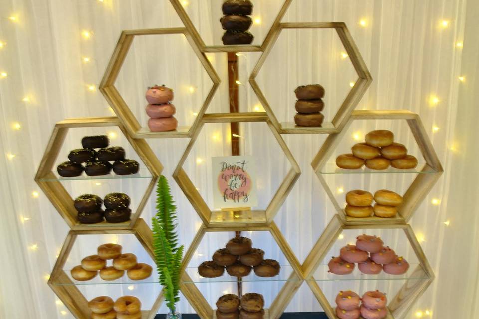 Mesa de donuts