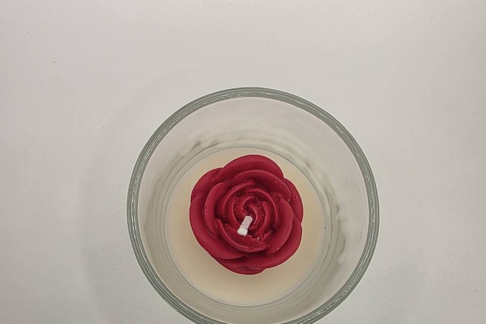 Flores en vaso