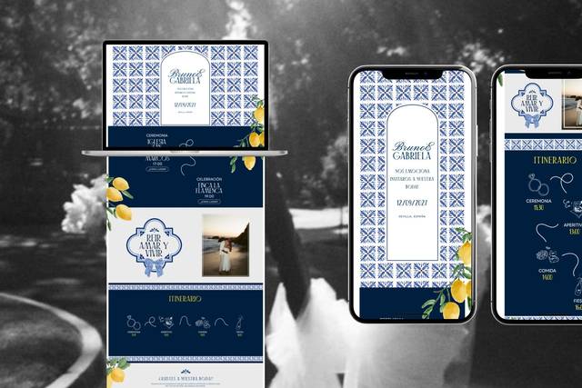 Invitación digital de boda