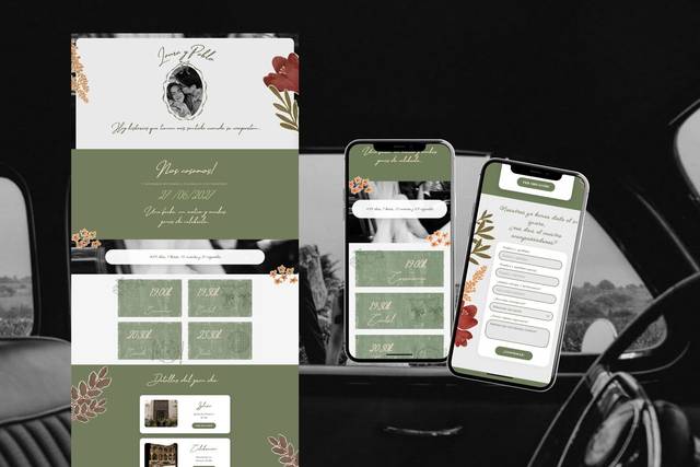 Invitación digital de boda