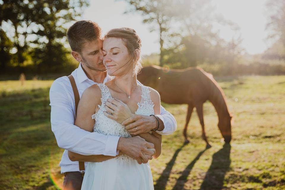 Postboda en Moulins, Francia