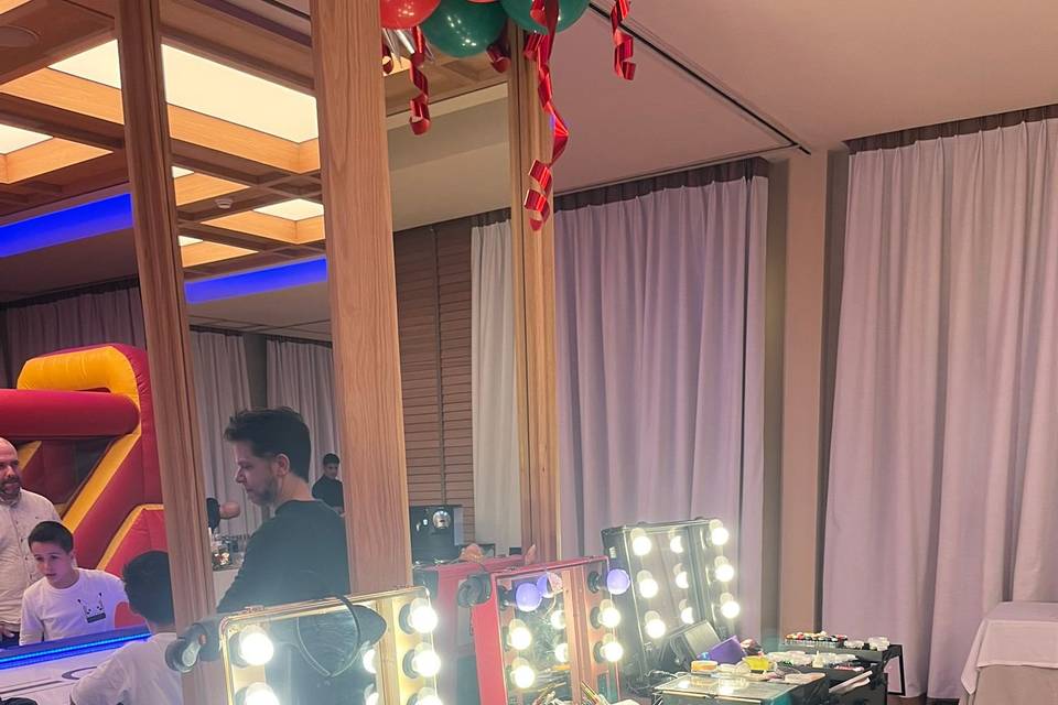 Set up 3 artistas