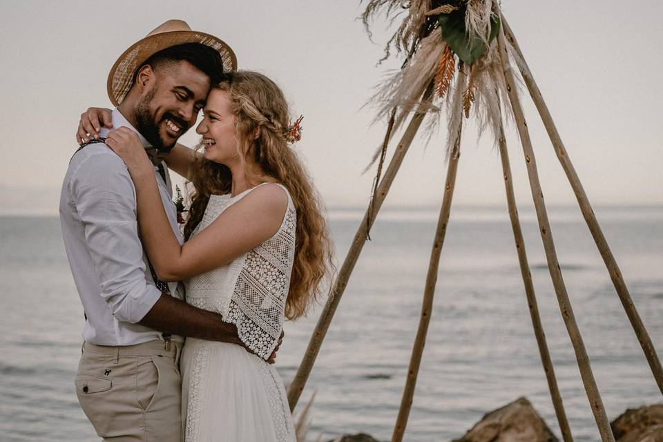 Ceremonia en el mar