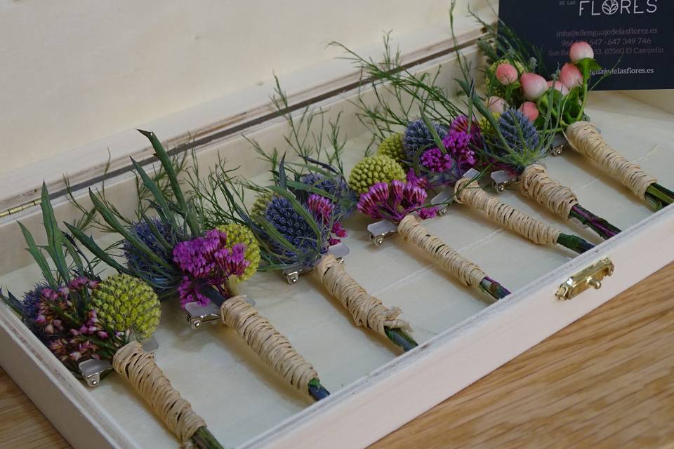 Jardín floral en altar