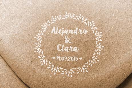 Invitación boda personalizada