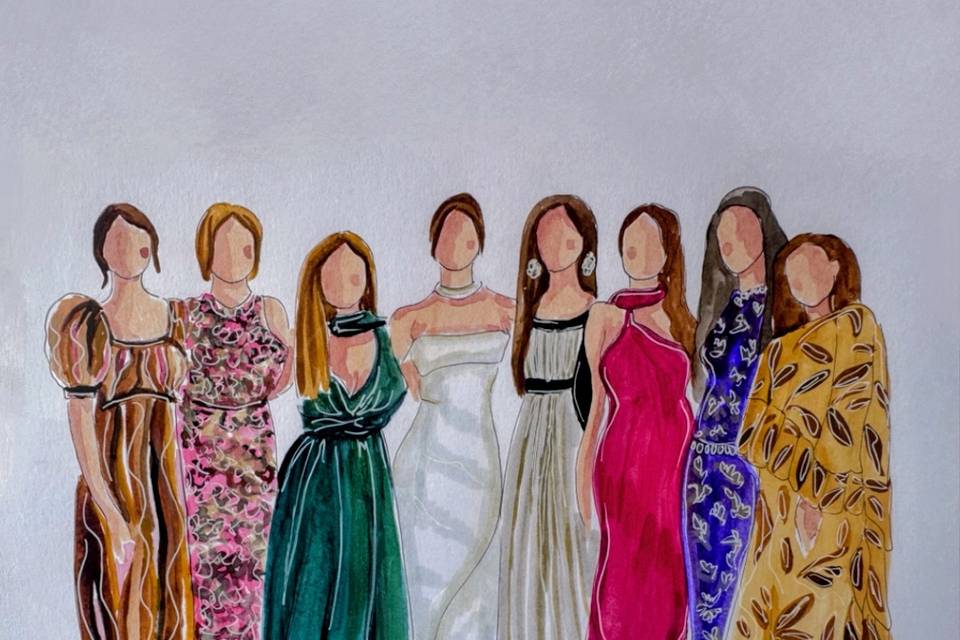 Las amigas de la novia