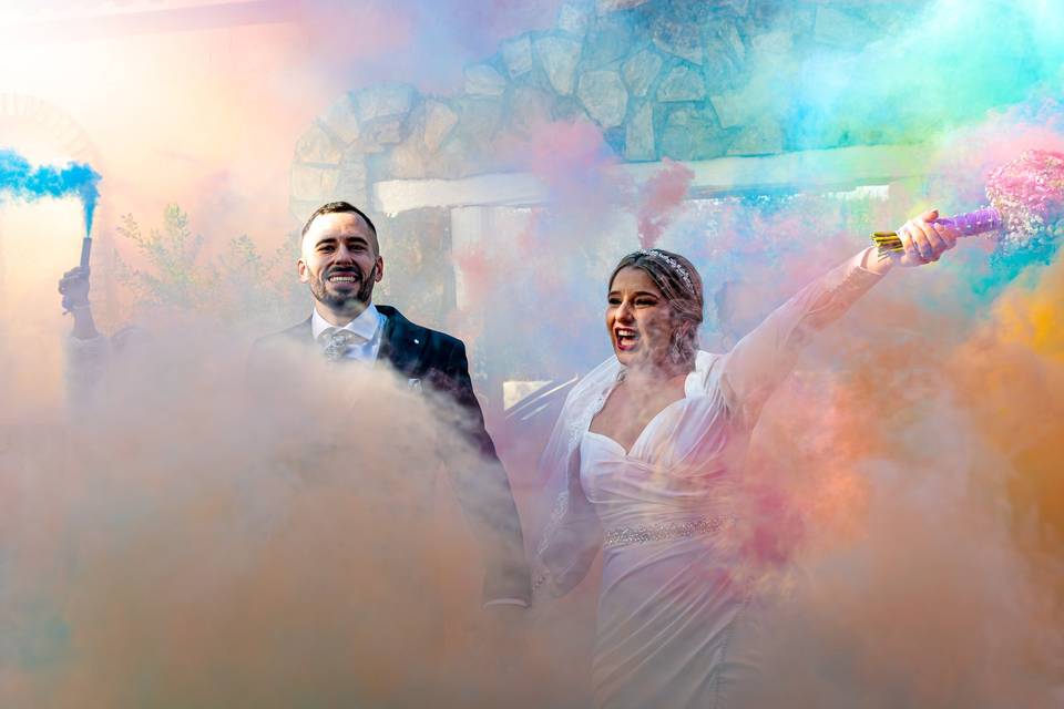 Humo y alegría