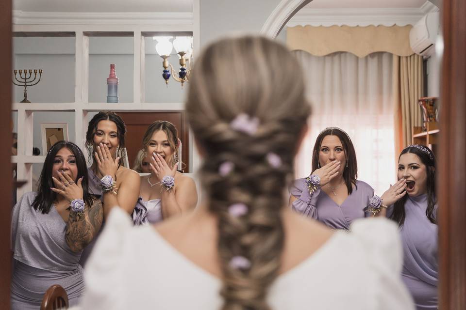 Emoción de amigas