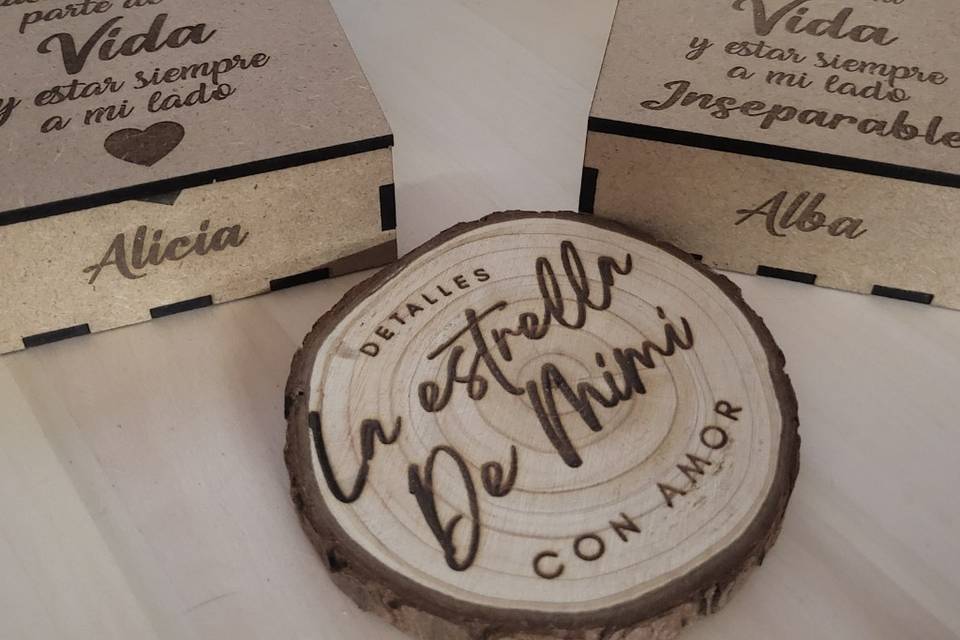 Cajas madera pulseras