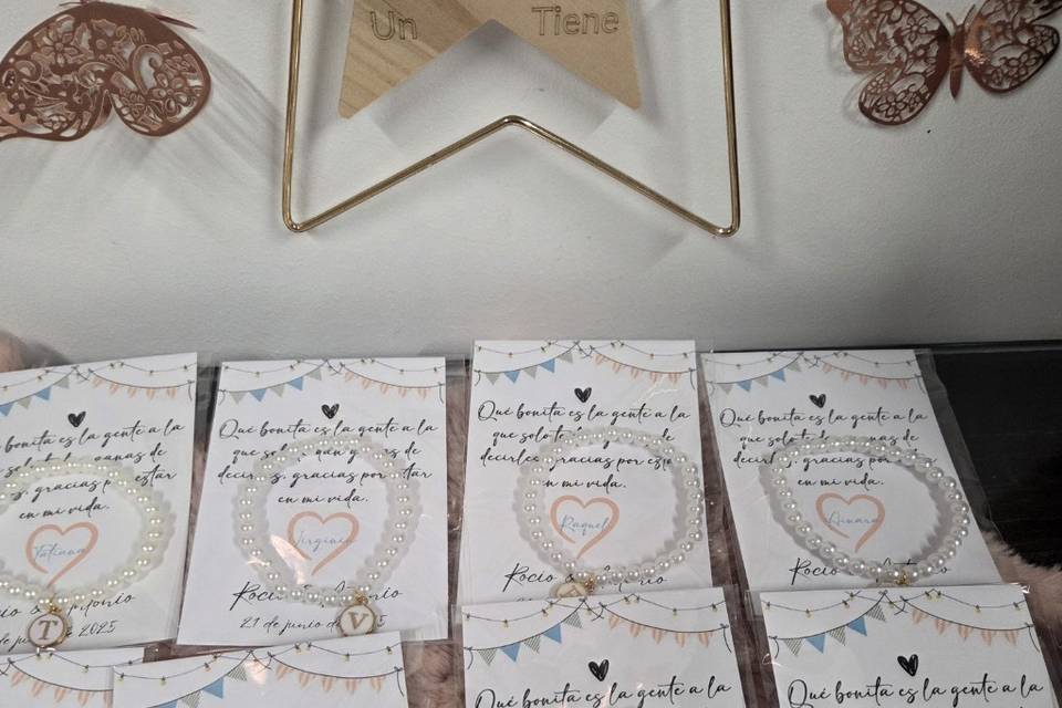 Tarjetas agradecimiento perla