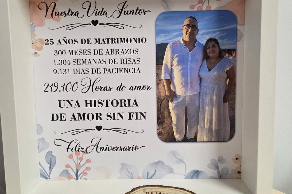 Cuadro dedicatoria