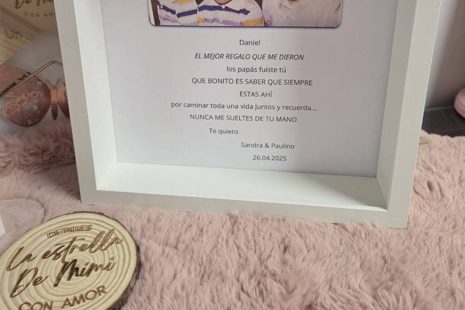 Cuadro dedicatoria