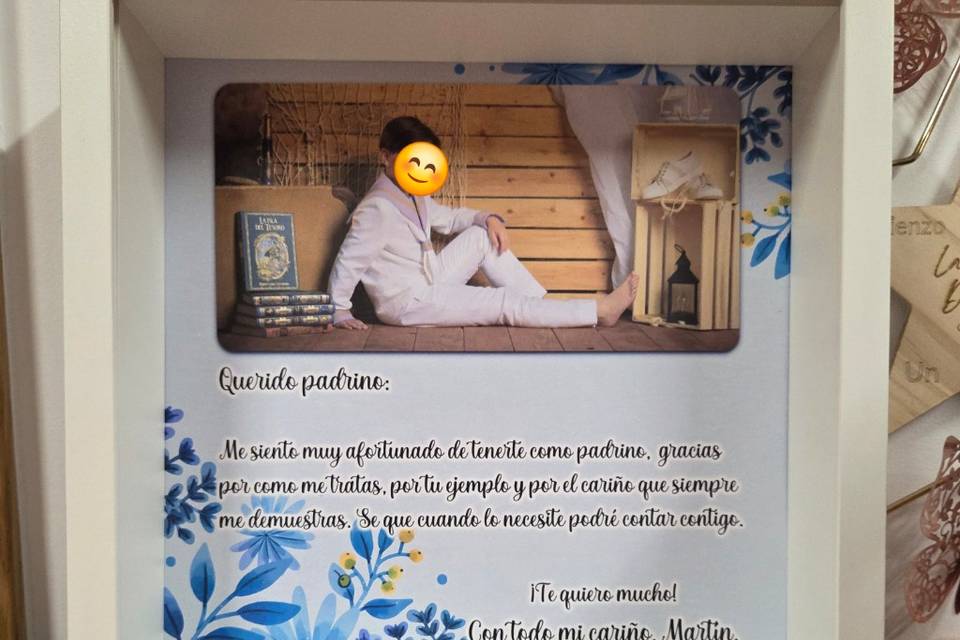 Cuadro dedicatoria