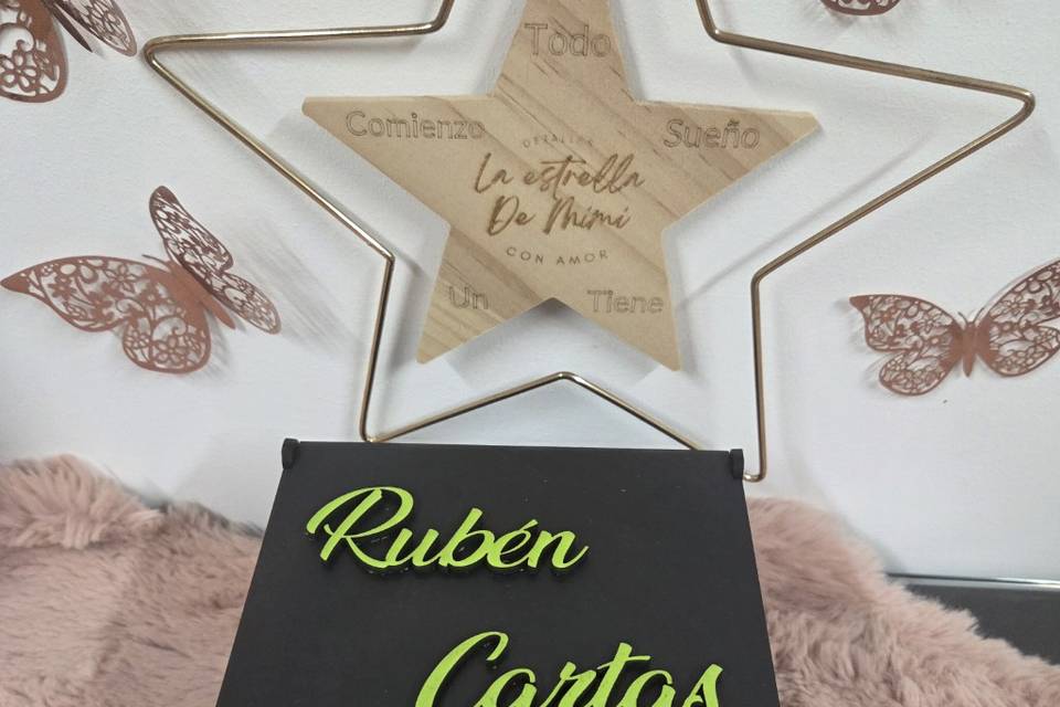 Caja reloj nombre
