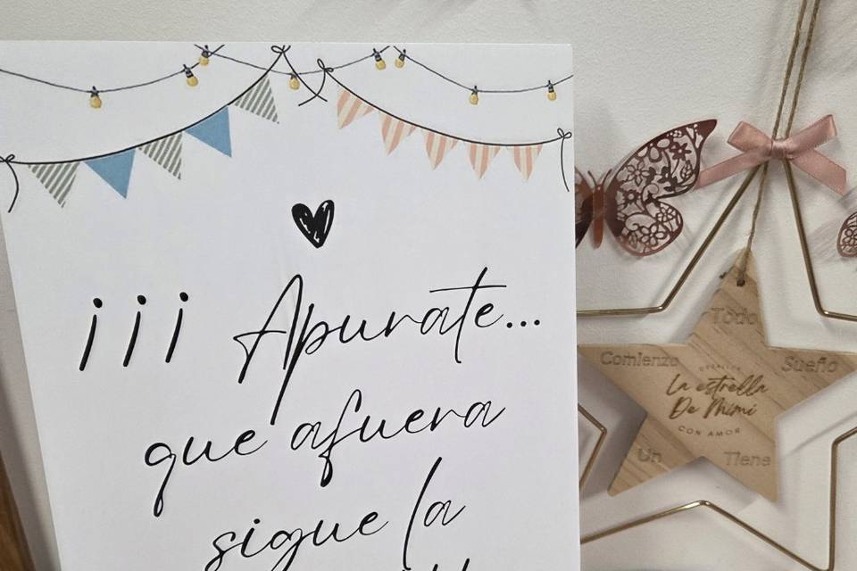 Carteles boda