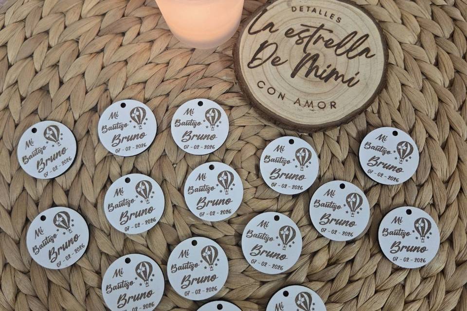 Etiquetas madera