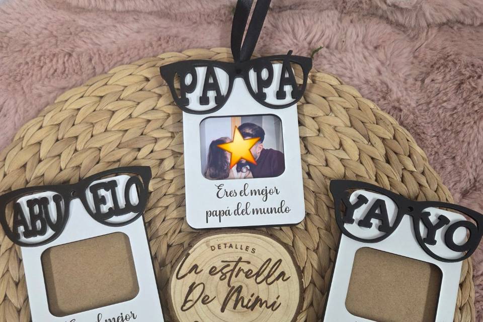 Colgador coche con foto