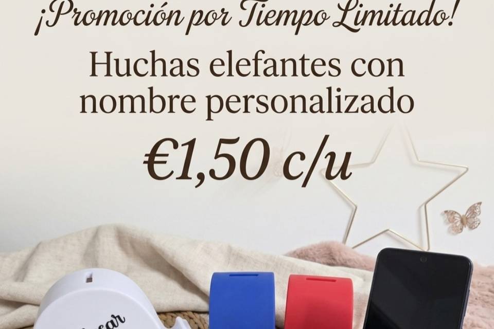 Huchas niños personalizadas