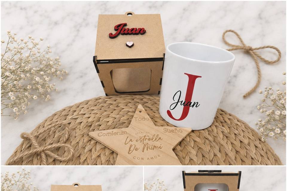 Caja y taza