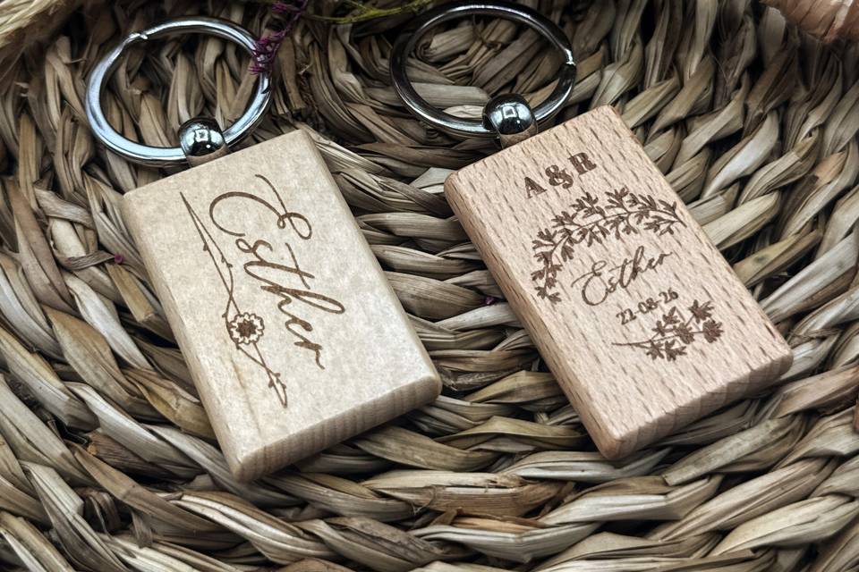 Llavero de Madera - Modelo 2