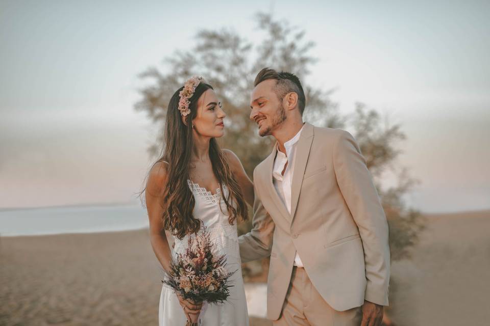 Boda en la playa